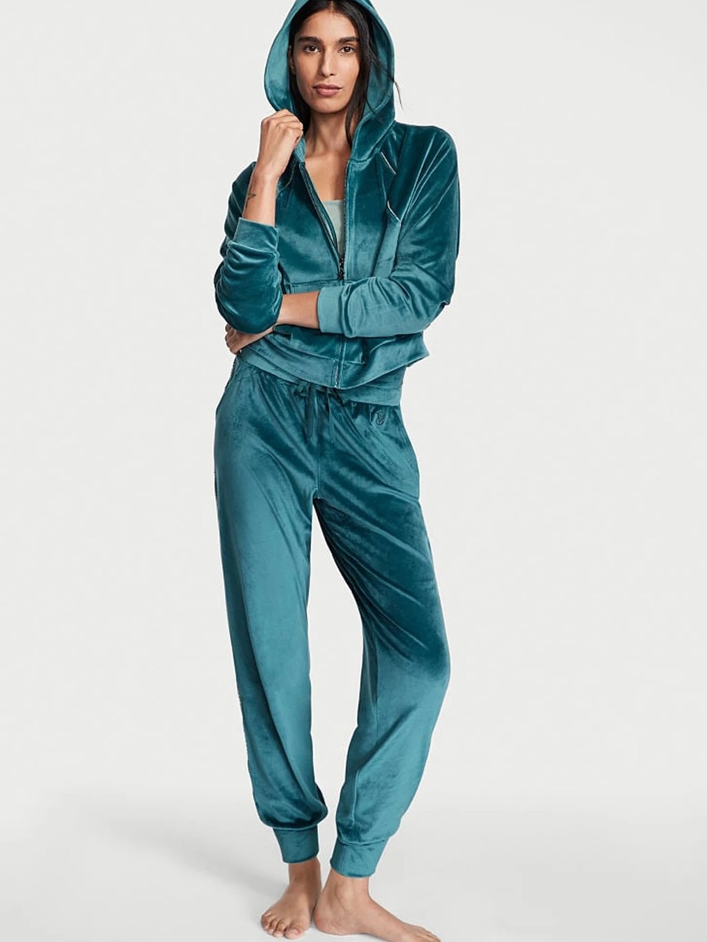 Victoria's Secret On Point Velour Track Suit Set
